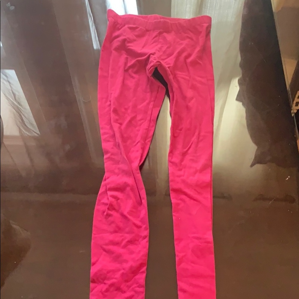 Pink leggings